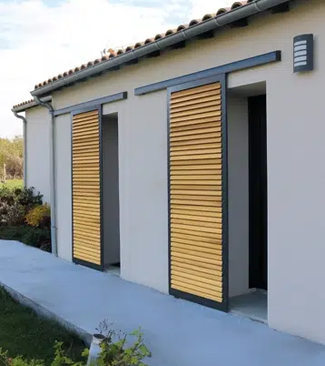 Volets coulissants sur mesure